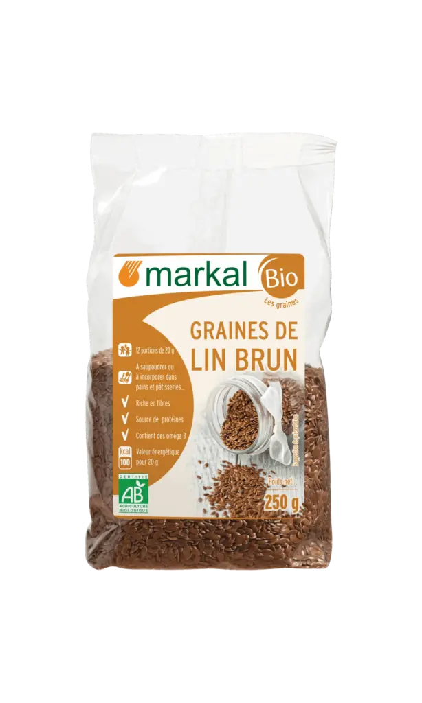 Markal Lijnzaad Bruin Bio (250 gr)