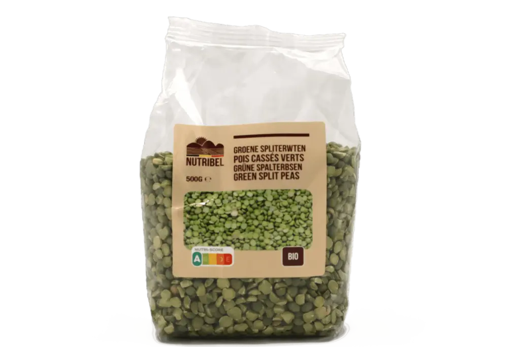 Nutribel Spliterwten Groen Bio (500 gr)