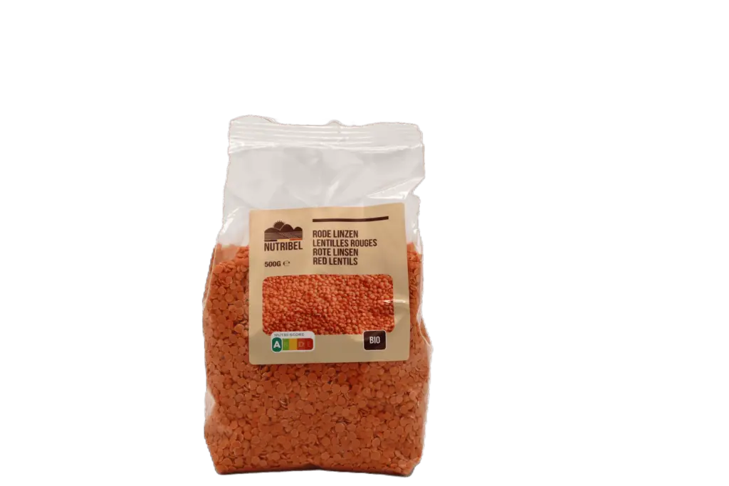 Nutribel Linzen Rood Bio (500 gr)