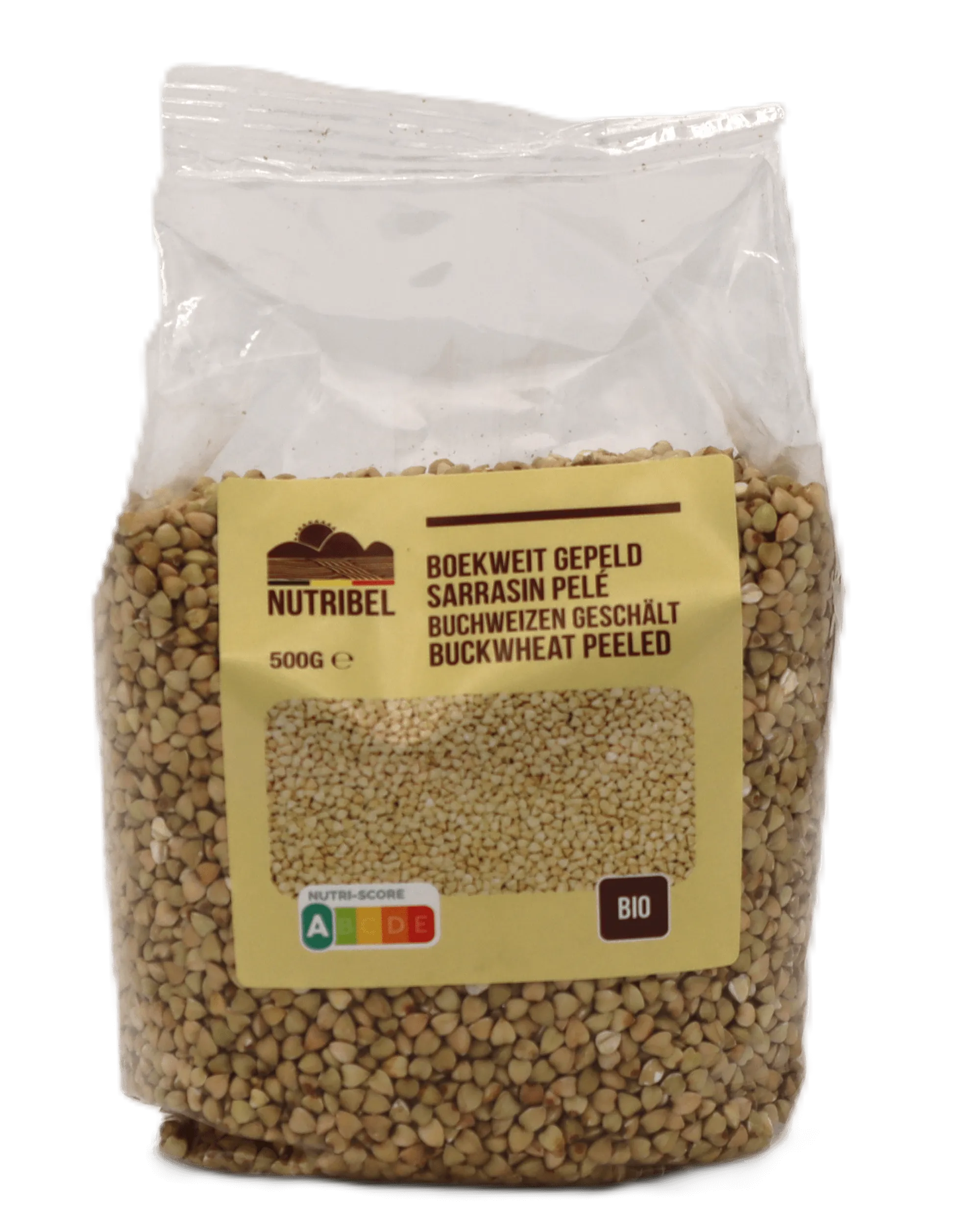 Nutribel Boekweit Gepeld Bio (500 gr)