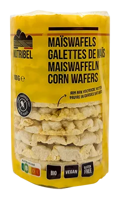 Nutribel Maïswafels Zz Bio & Glutenvrij (100 gr)