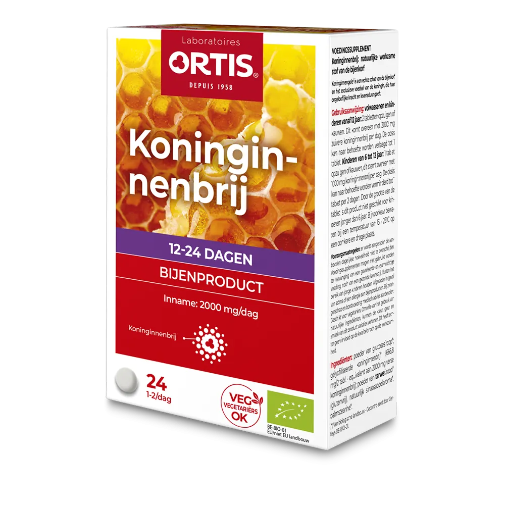 Ortis Koninginnebrij Bio (24 kauwtabletten)