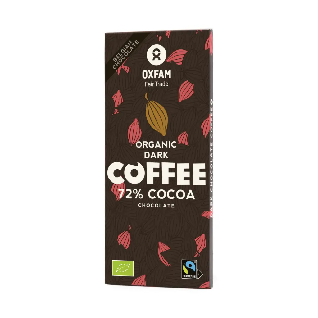 Oxfam Pure Chocolade met Koffie Fairtrade Bio (100 gr)