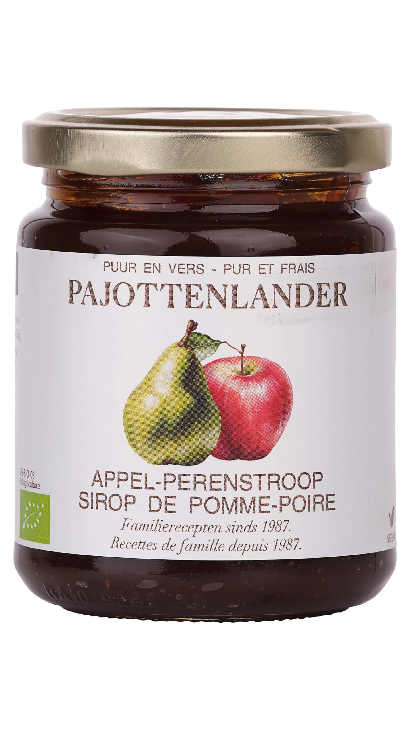 Pajottenlander Appel-perenstroop Bio (300 gr)