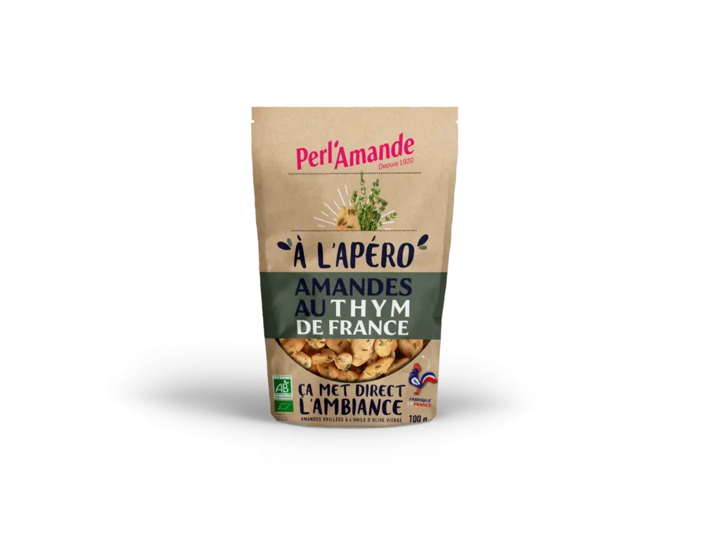 Perl'amande Geroosterde Amandelen met Tijm Bio (100 gr)