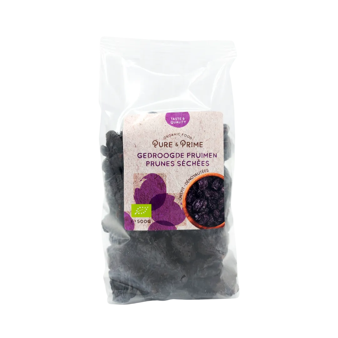 Pure & Prime Pruimen zonder Pit Bio (500 gr)