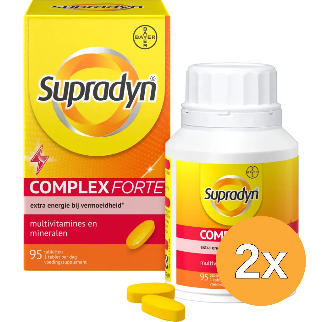 2x Supradyn Complex forte (95 tabletten)
