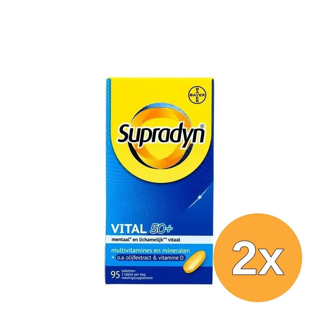 2x Supradyn Vital 50+ (95 tabletten)