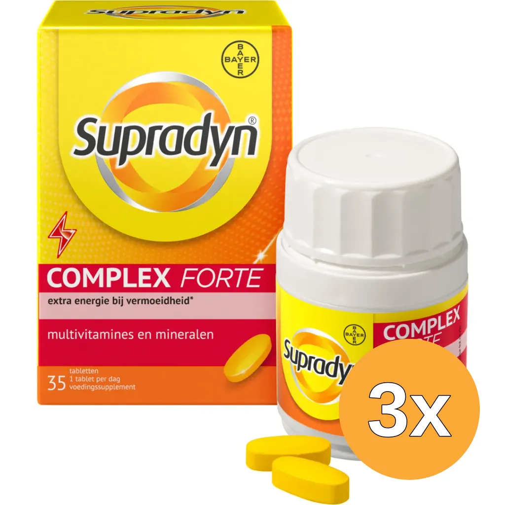3x Supradyn Complex forte (35 tabletten)