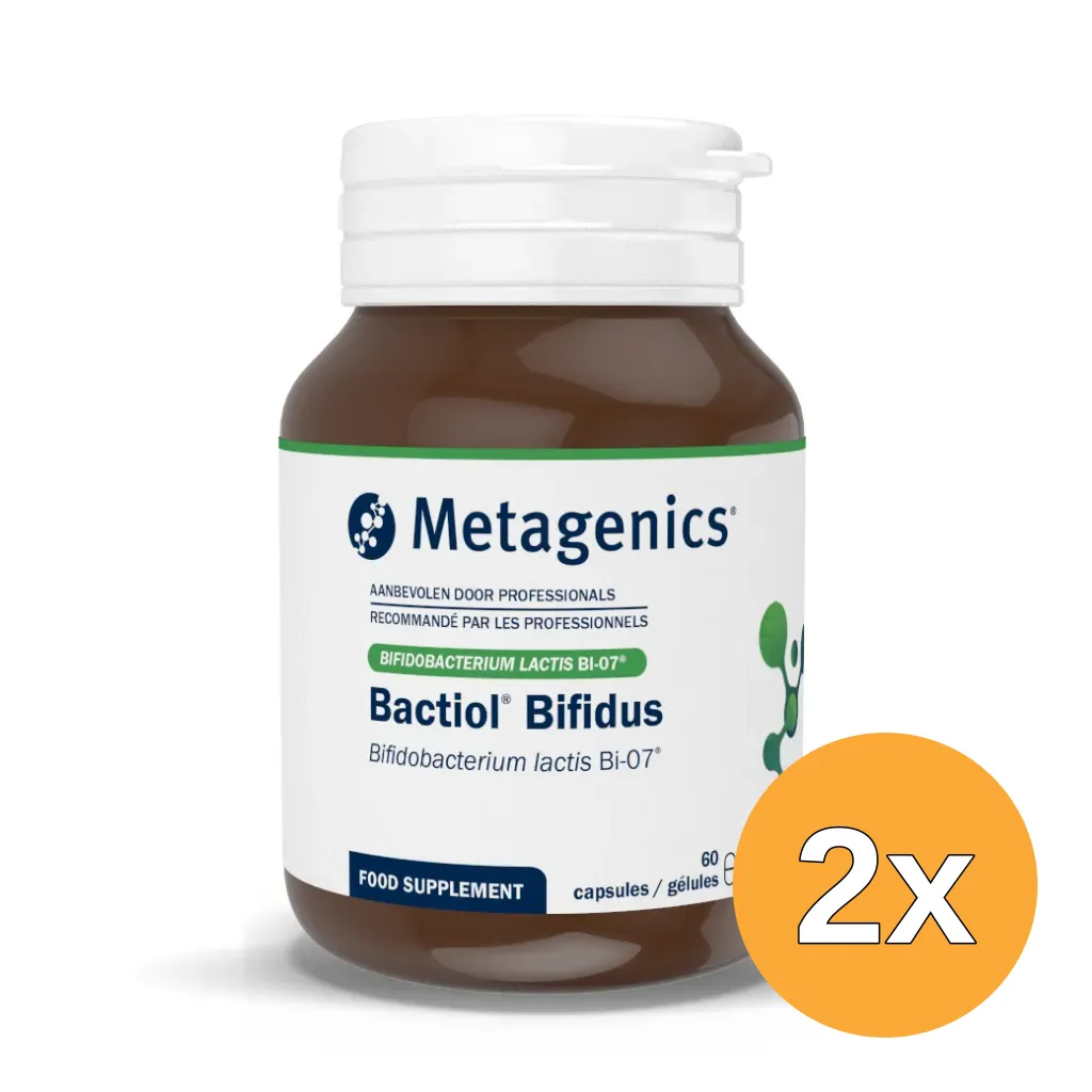 2x Metagenics Bactiol Bifidus Blister (60 capsules)