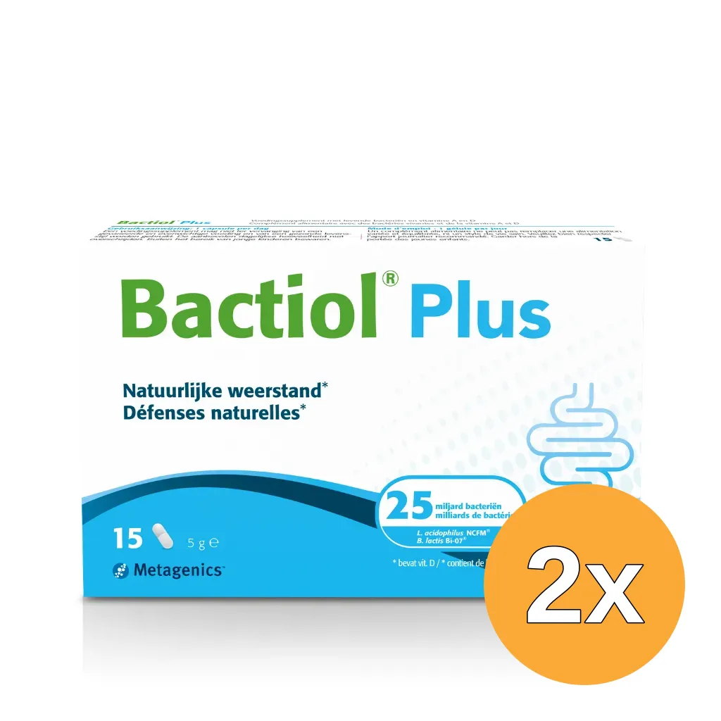 2x Metagenics Bactiol Plus NF (15 capsules)