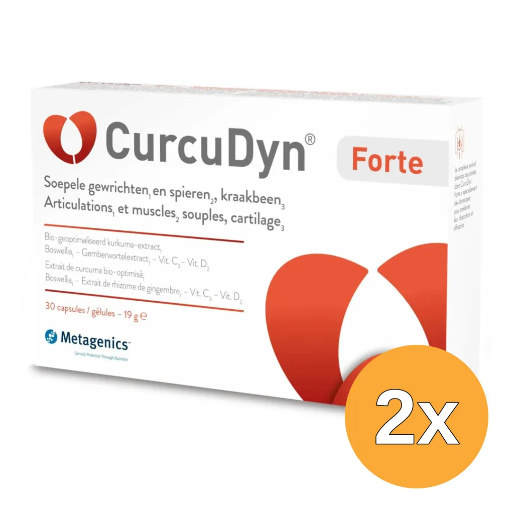 2x Metagenics Curcudyn Forte NF (30 capsules)