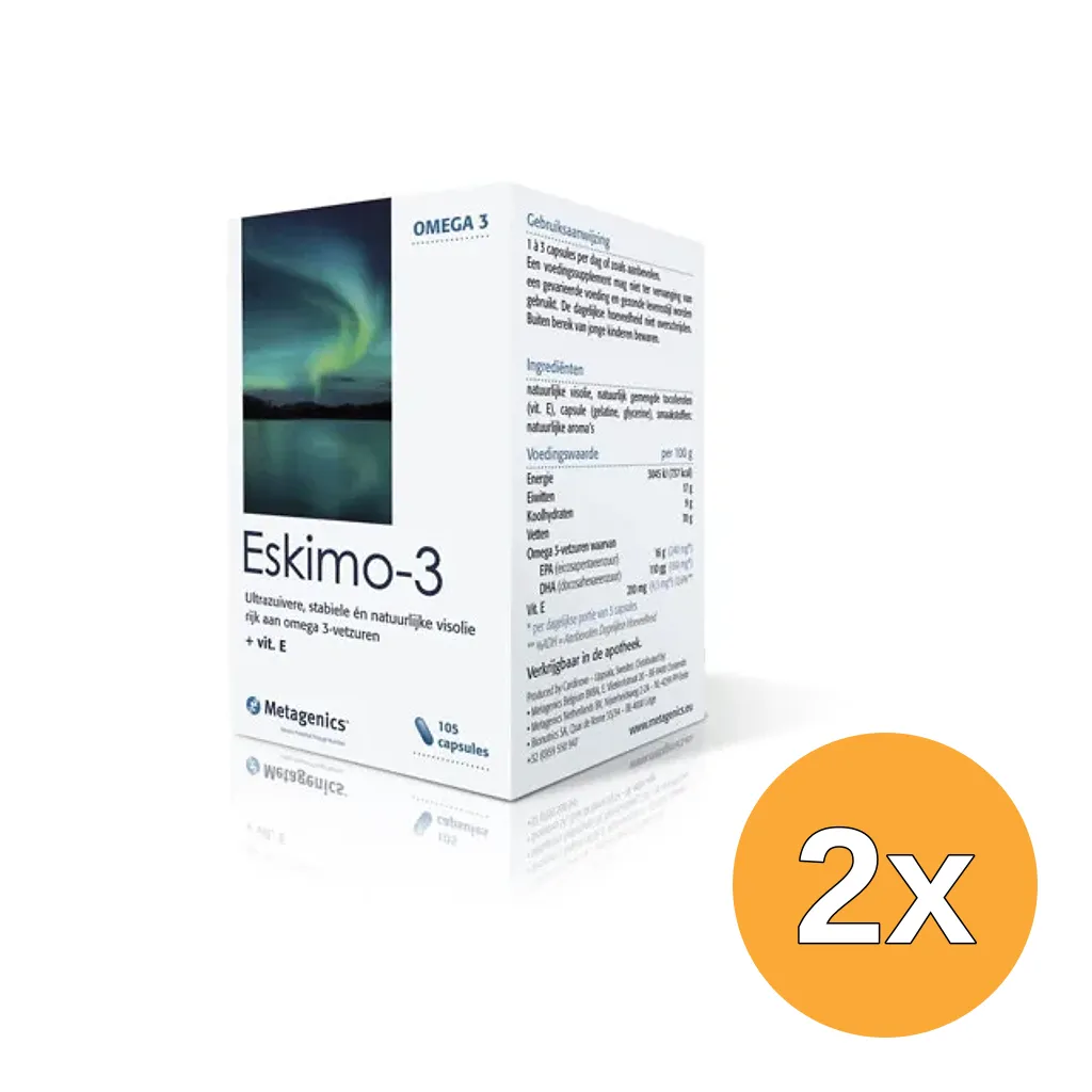 2x Metagenics Eskimo 3 (105 capsules)
