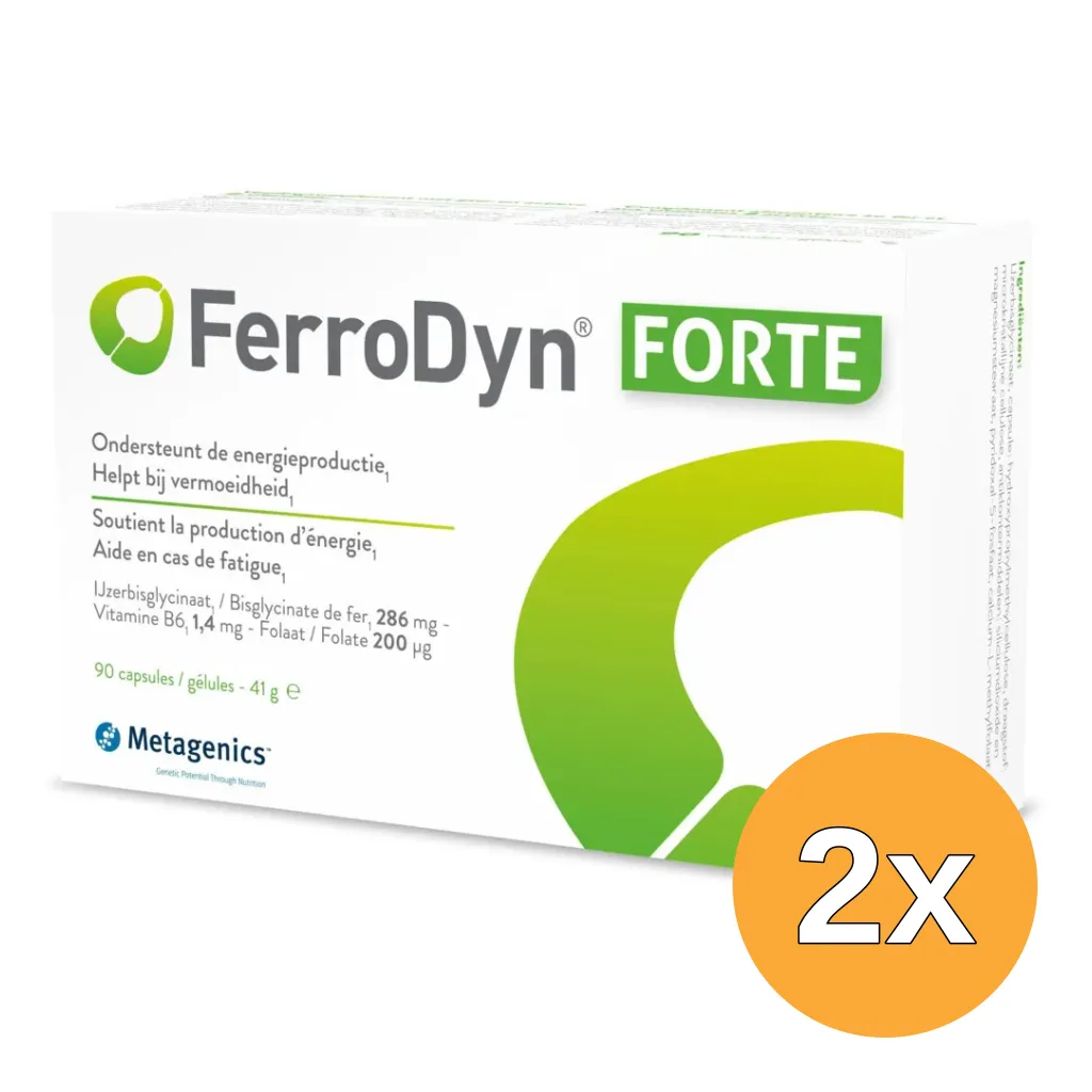 2x Metagenics Ferrodyn Forte (90 capsules)