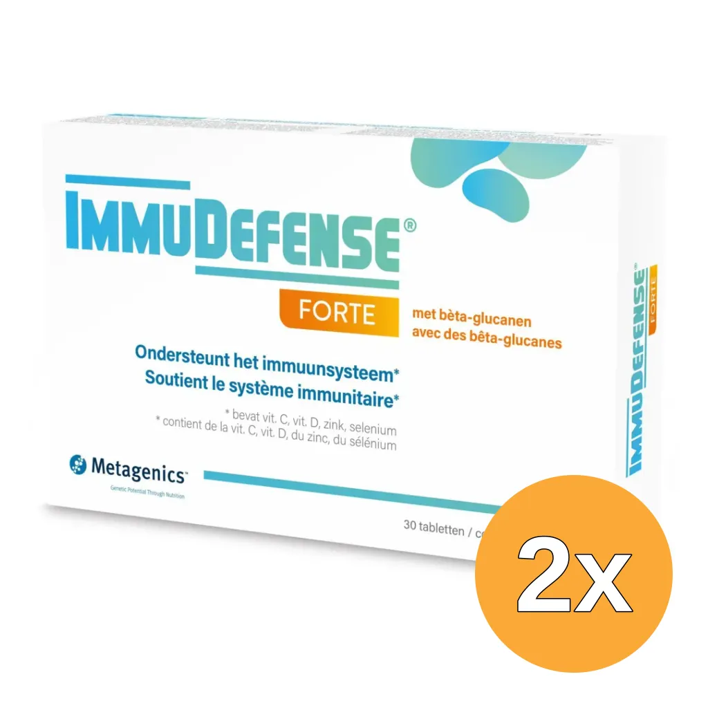 2x Metagenics Immudefense Forte Nf (30 tabletten)