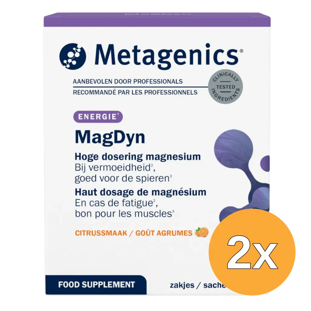 2x Metagenics Mag Dyn (15 Stuks)