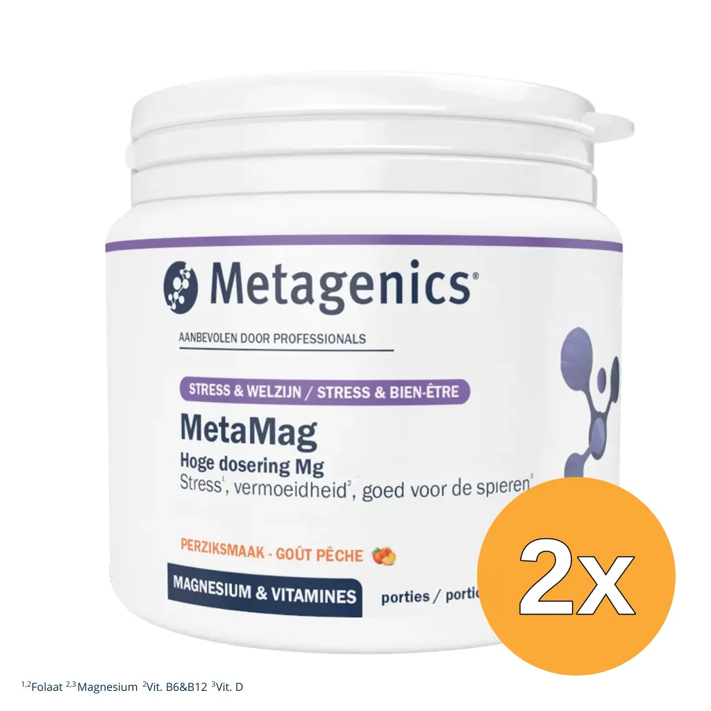 2x Metagenics MetaMag Perzik NF (227 gr)