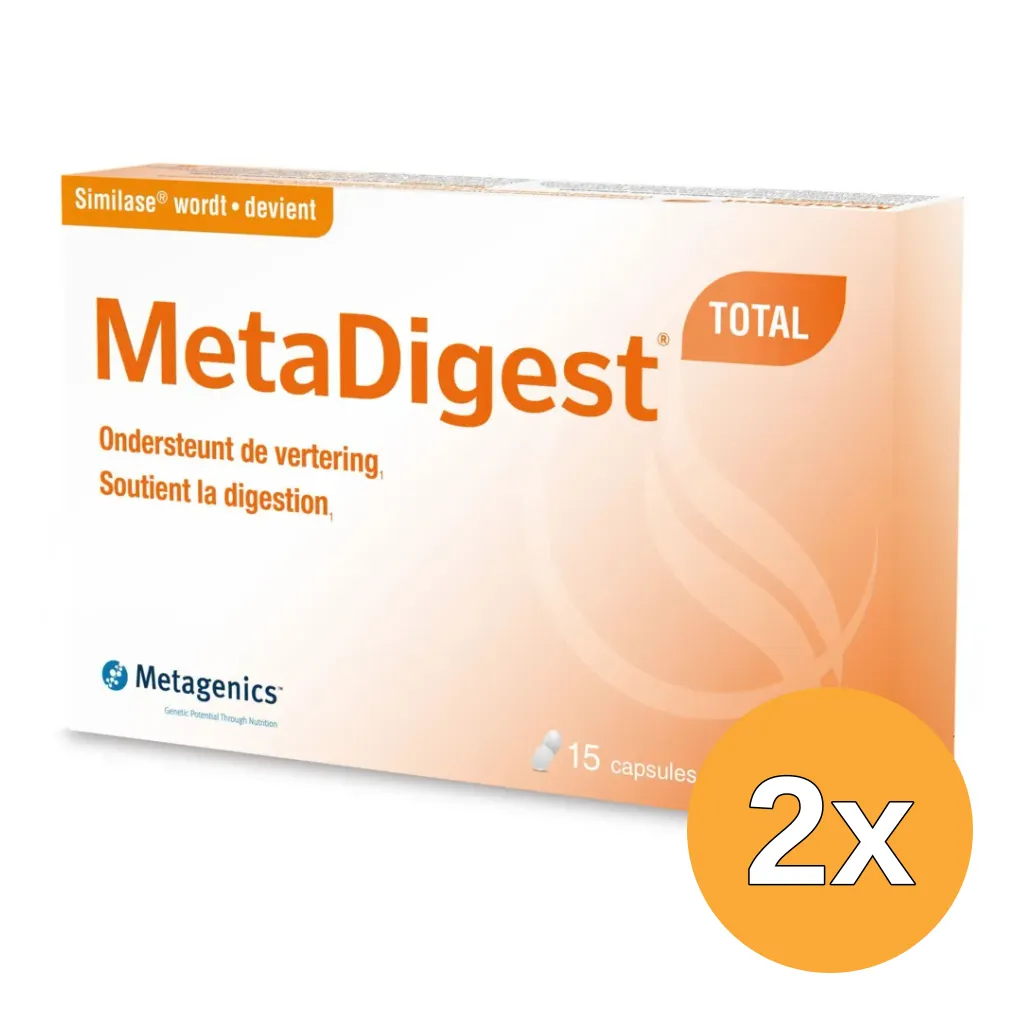 2x Metagenics Metadigest Total Nf (15 capsules)