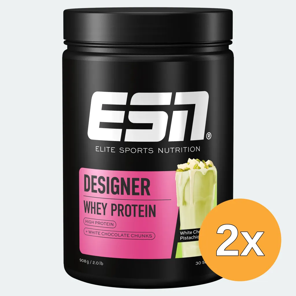 2x ESN Designer Whey Protein White Chocolate Pistachio (908 gr)