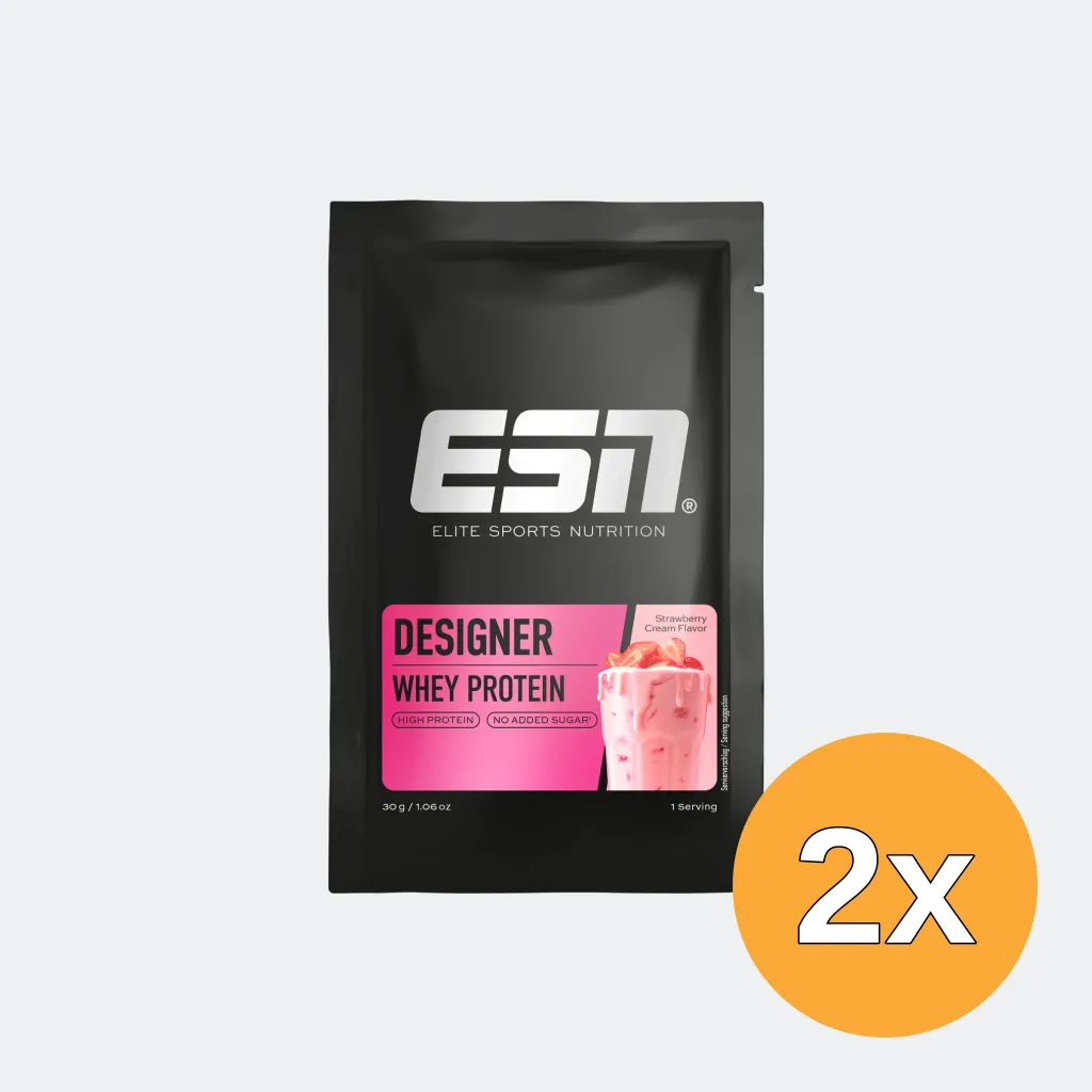 2x ESN Designer Whey Strawberry Cream (30 gr)