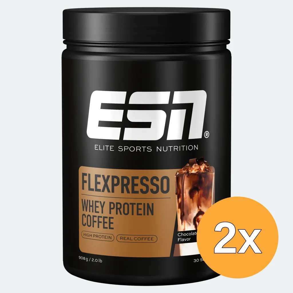 2x ESN FLEXPRESSO Protein Coffee Chocolate (908 gr)