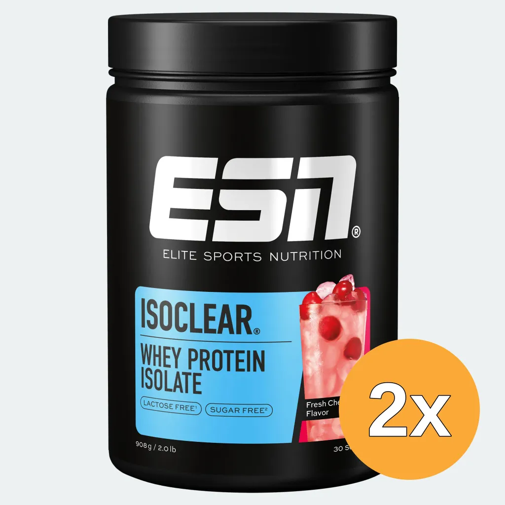 2x ESN ISOCLEAR Whey Isolate Cherry (908 gr)