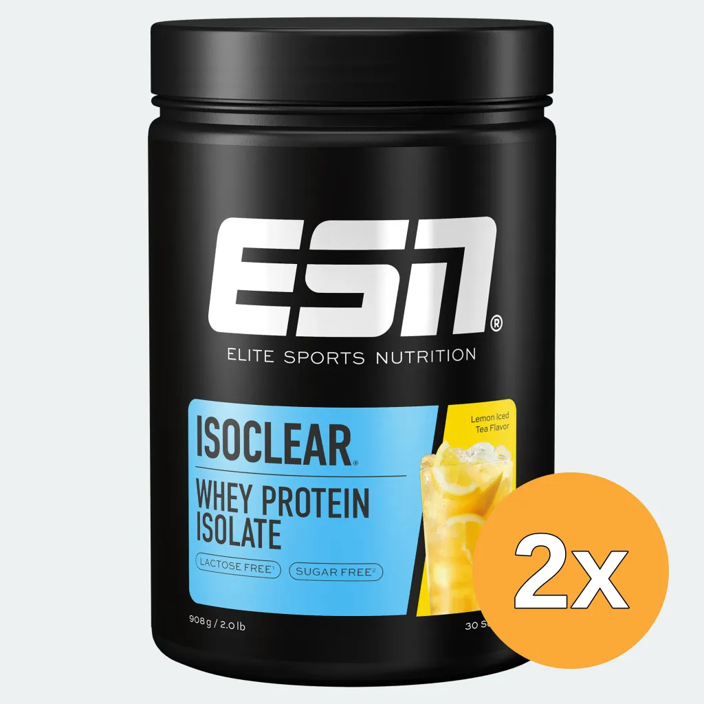 2x ESN ISOCLEAR Whey Isolate Lemon Iced Tea (908 gr)
