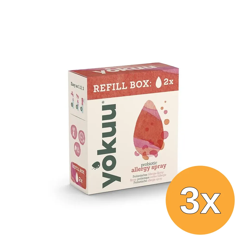 3x Yokuu Allergy Spray Refill Parels (2 stuks)