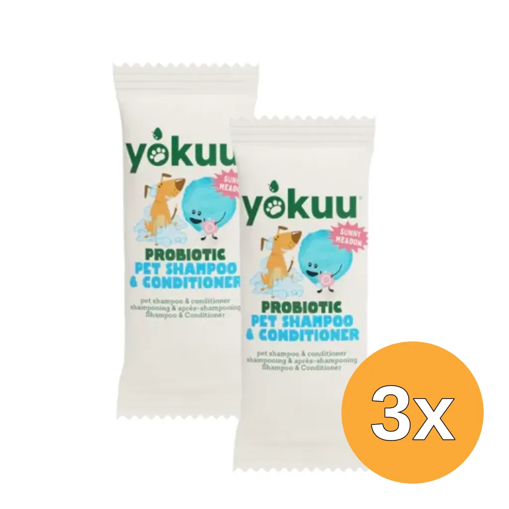 3x Yokuu Huisdier Shampoo & Conditioner Navul (2 stuks)