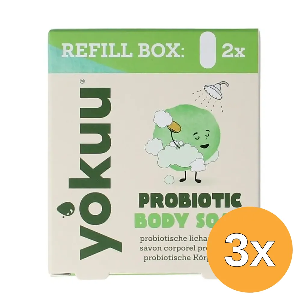 3x Yokuu Lichaamszeep Matcha Refill (2 stuks)