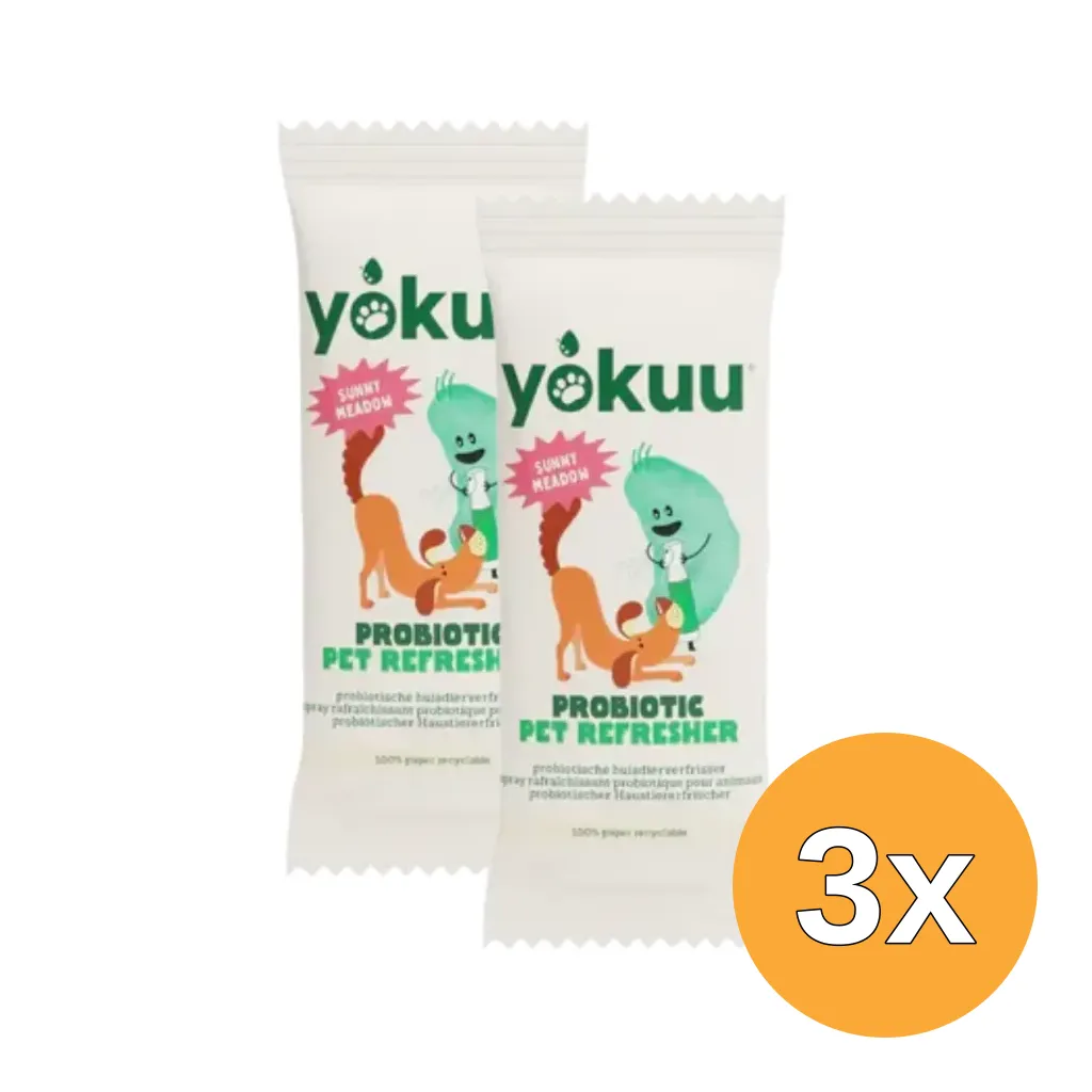 3x Yokuu Probiotische Huisdierverfrisser Navul (2 stuks)