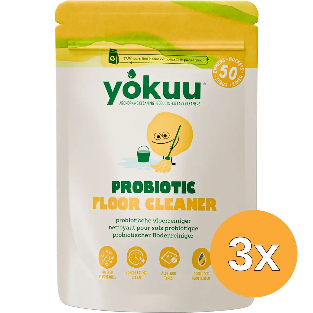 3x Yokuu Vloerreiniger Poeder (200 gr)