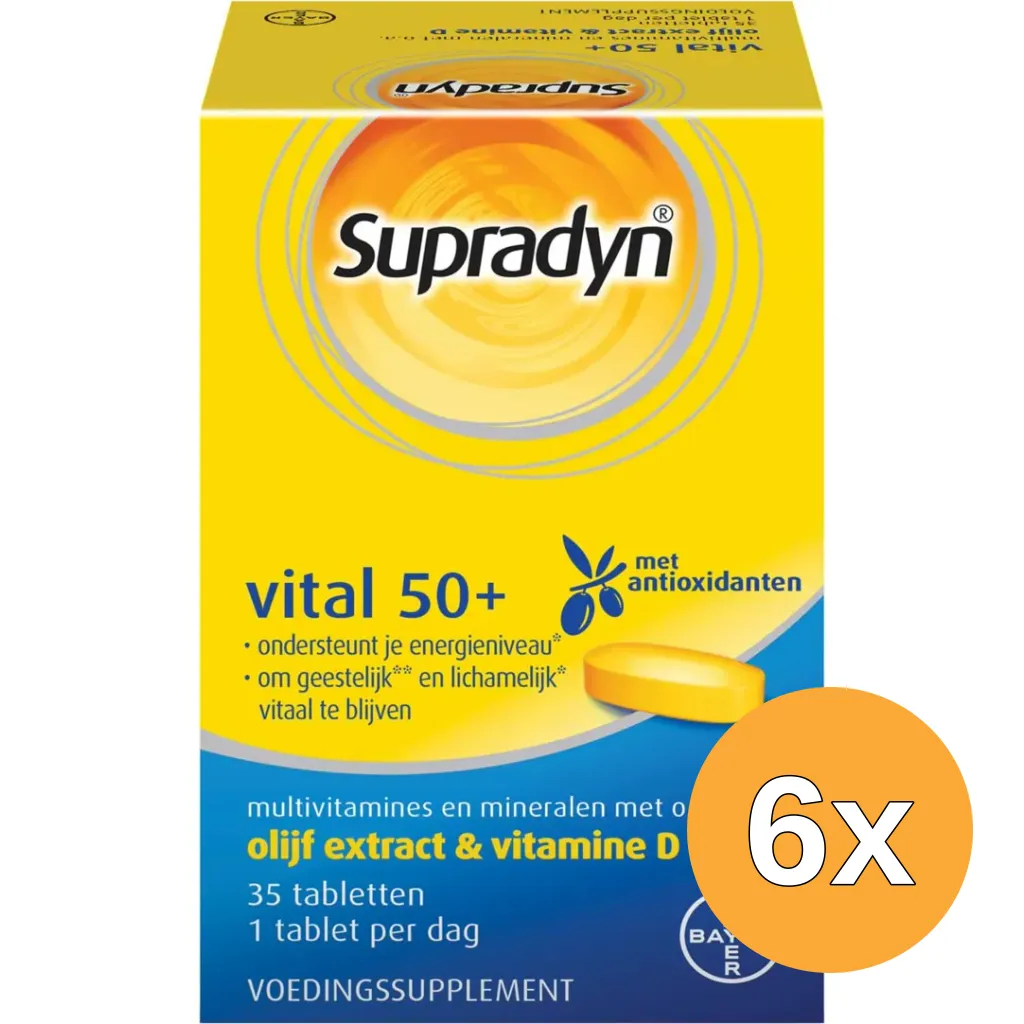 6x Supradyn Vital 50+ (35 tabletten)