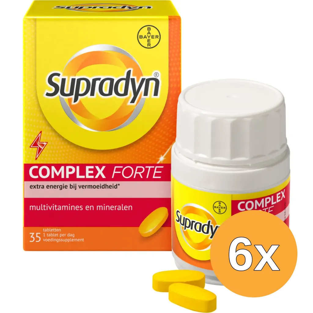 6x Supradyn Complex forte (35 tabletten)