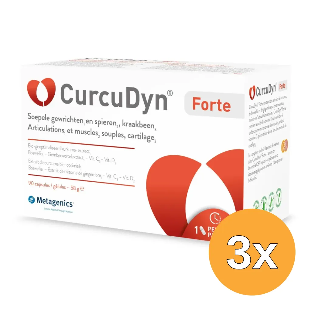 3x Metagenics Curcudyn Forte NF (90 capsules)