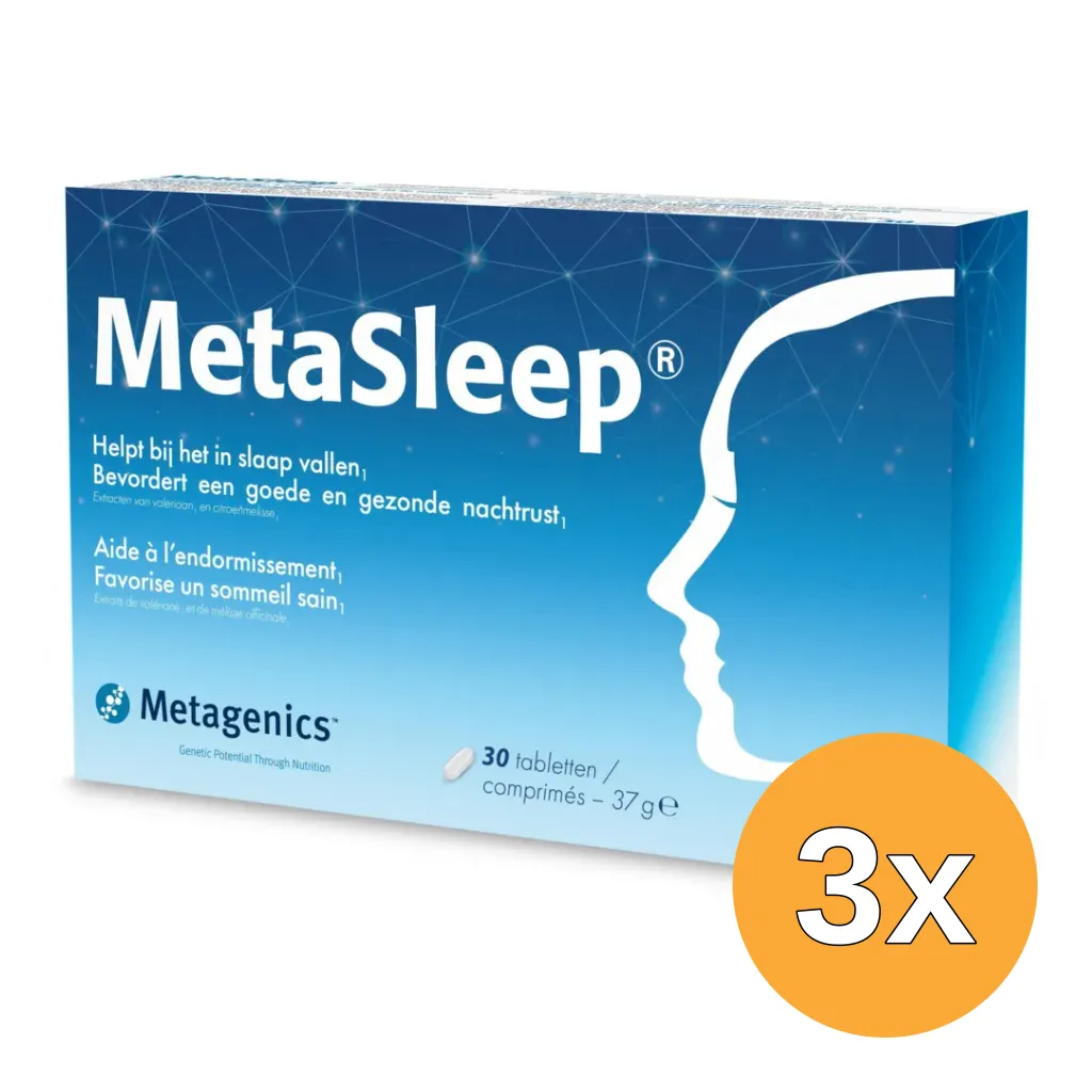 3x Metagenics MetaSleep (30 tabletten)