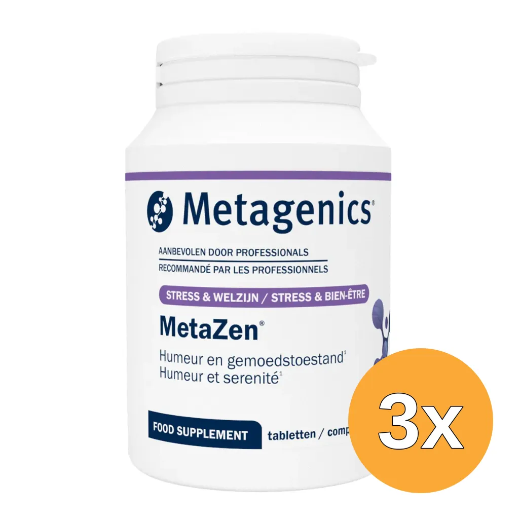 3x Metagenics MetaZen (30 tabletten)