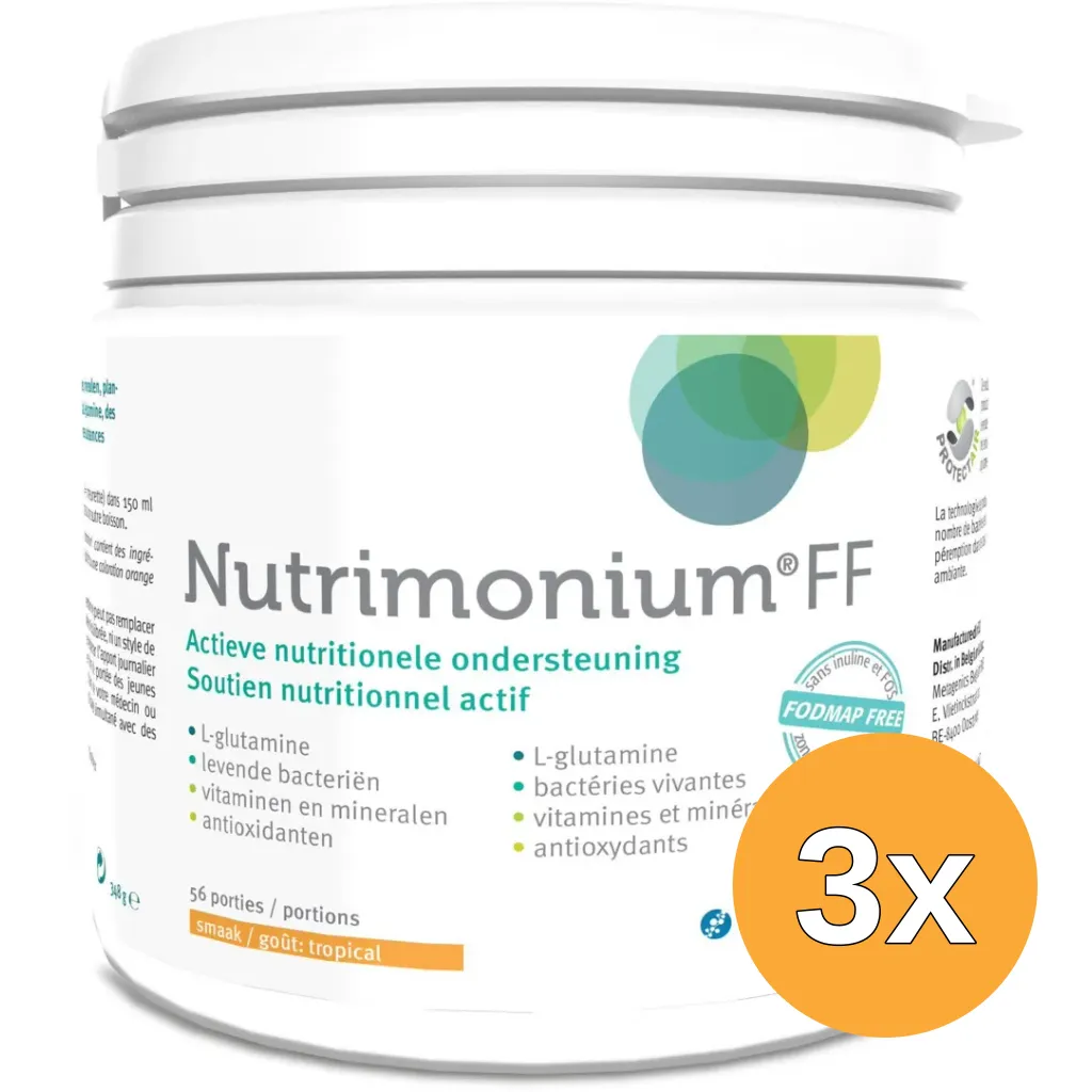 3x Metagenics Nutrimonium Fodmap Free Tropical 56 Porties (348 gr)