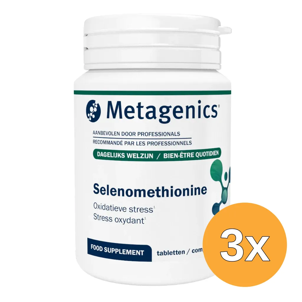 3x Metagenics Selenomethionine (120 tabletten)