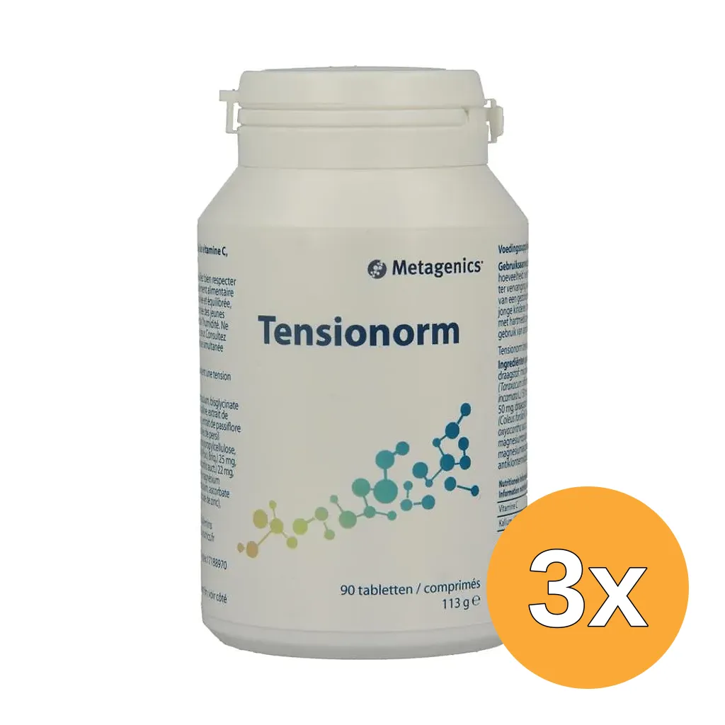 3x Metagenics Tensionorm (90 tabletten)