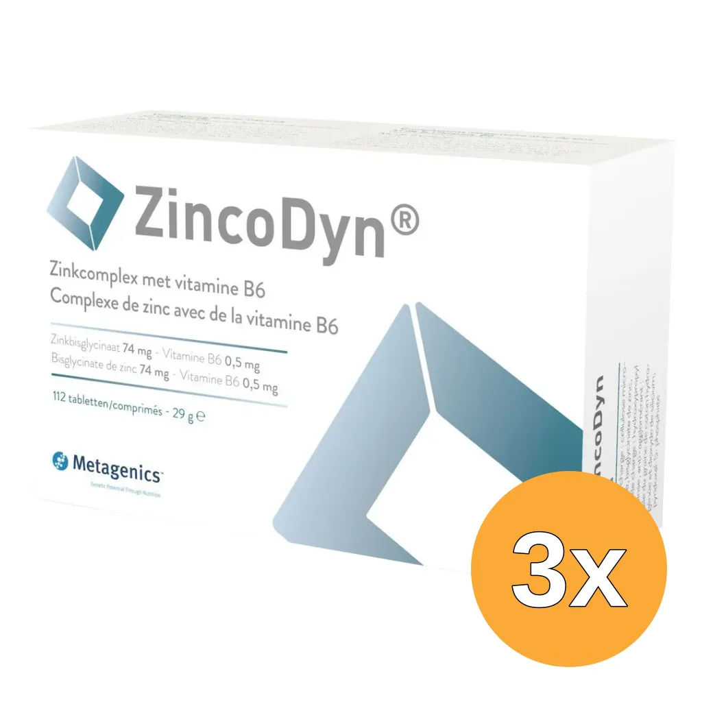 3x Metagenics Zincodyn (112 tabletten)
