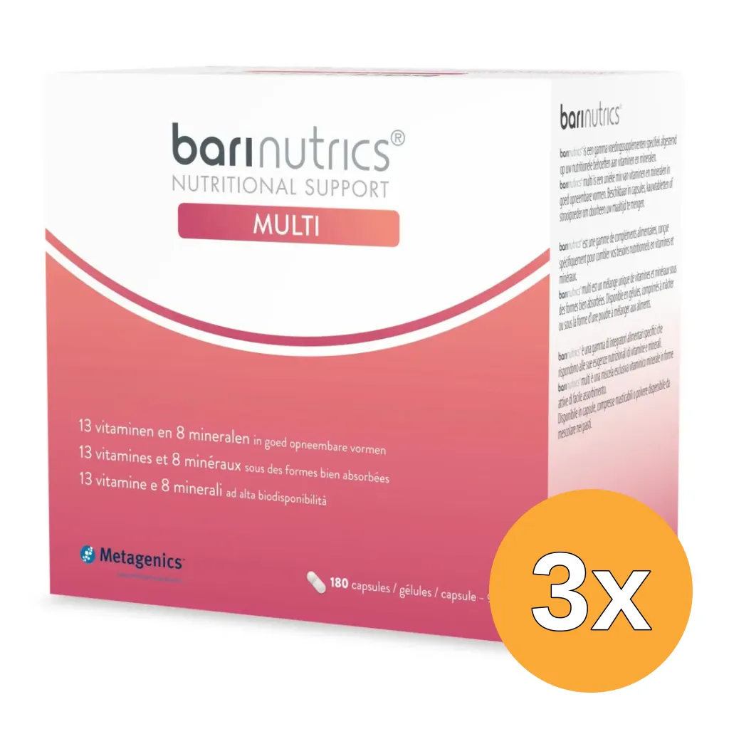 3x Barinutrics Multi (180 capsules)