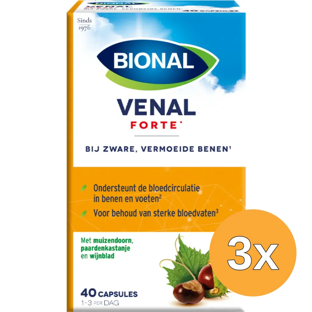 3x Bional Venal forte (90 capsules)