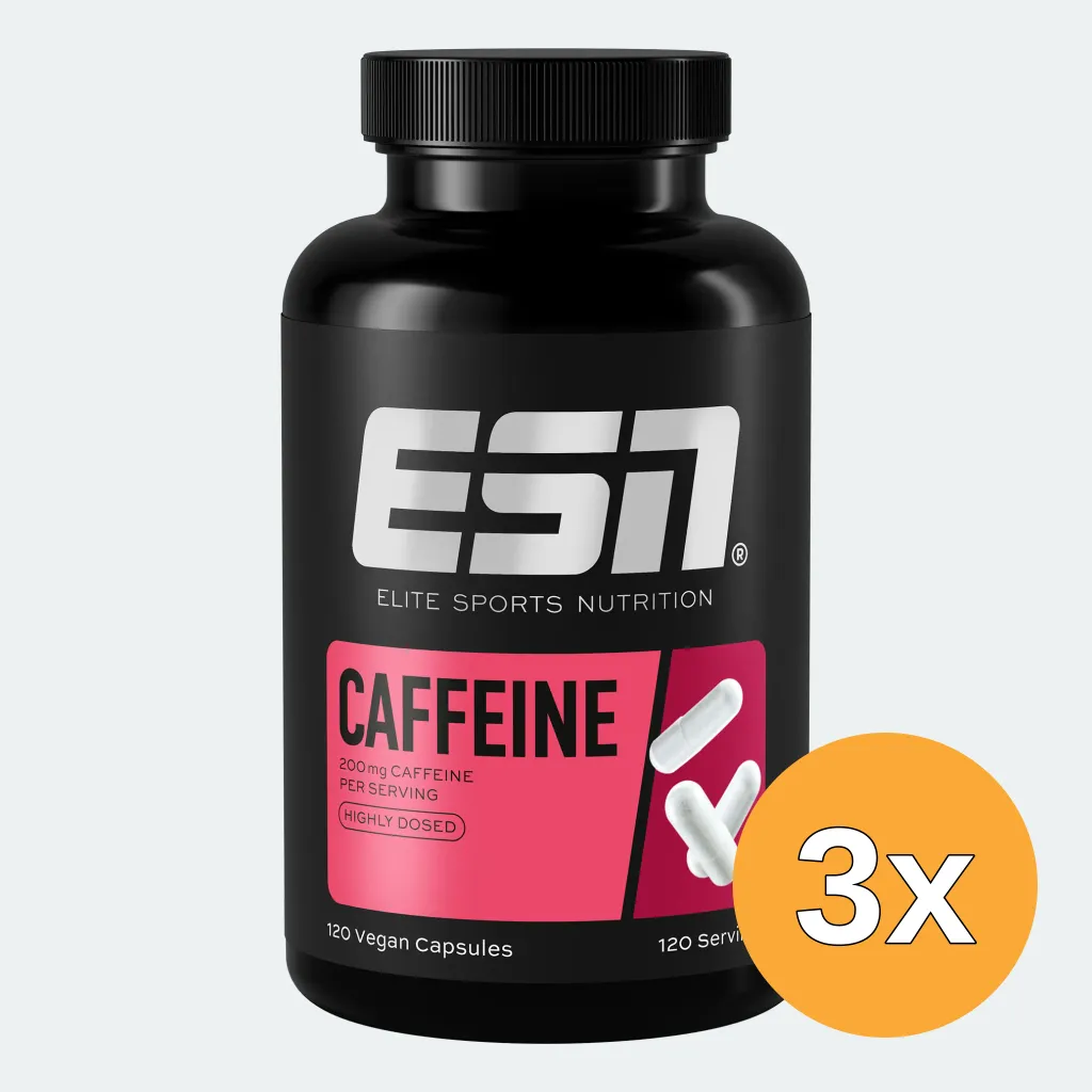 3x ESN Caffeine Caps (120 capsules)