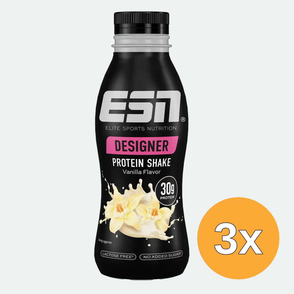 3x ESN Designer Protein Shake Vanilla (8x330 ml)