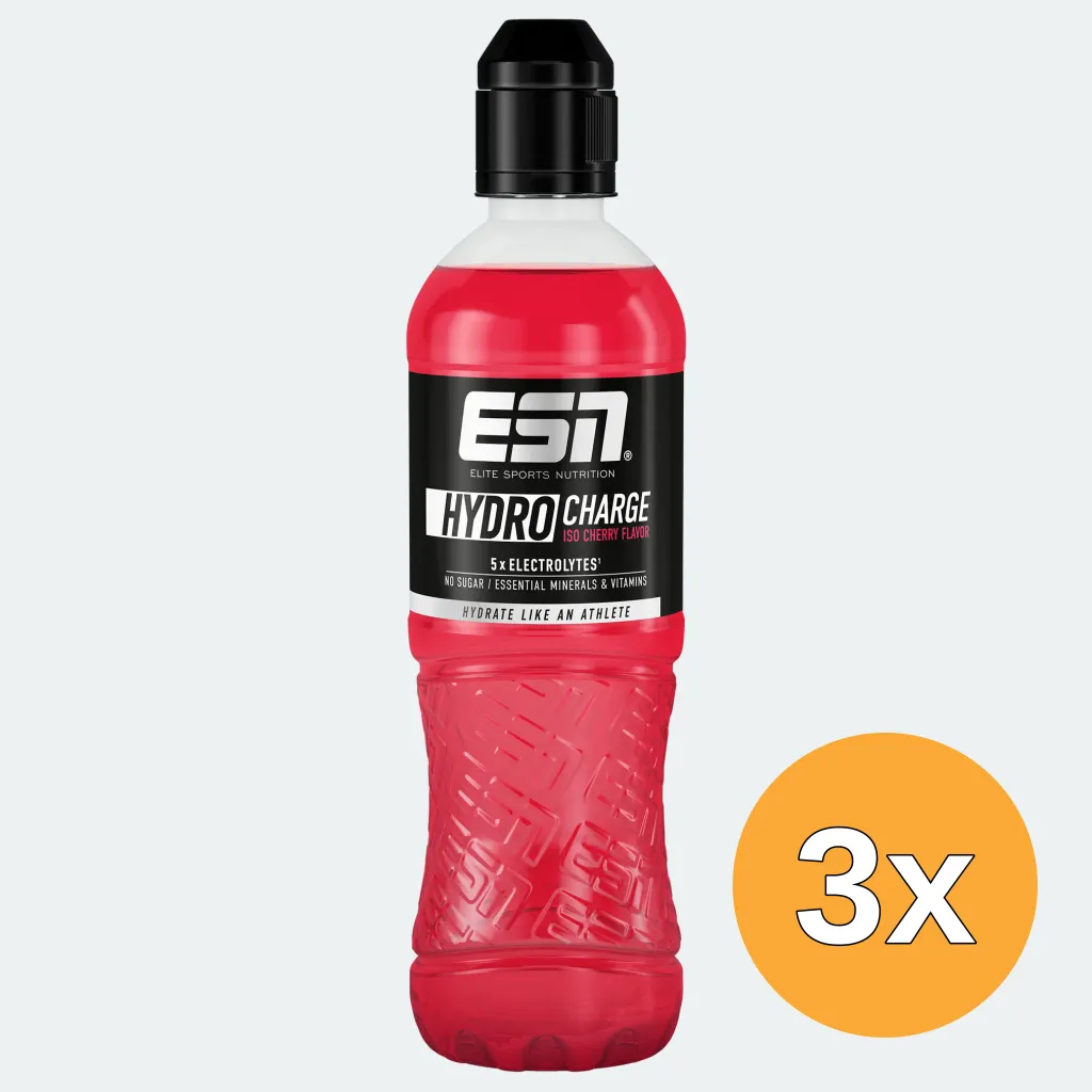 3x ESN HydroCharge Iso Cherry (6 x 500 ml)