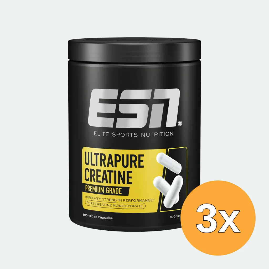 3x ESN Ultrapure Creatine (300 capsules)