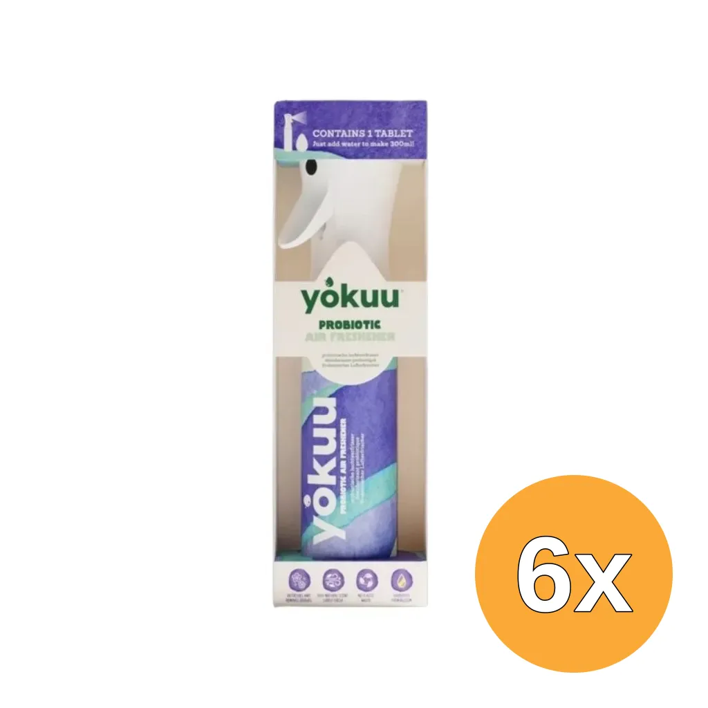 6x Yokuu Starterkit Probiotische Luchtverfrisser (1 stuk)