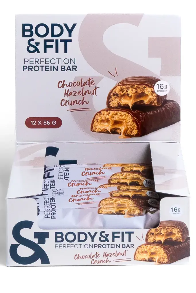 Body & Fit Body&fit Protein Perfection Choco Hazelnut Crunch (12 x 55 gr)
