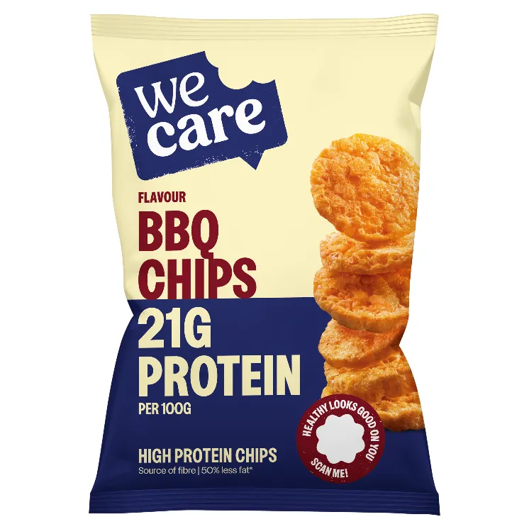 WeCare High Protein BBQ Chips (60 gr)